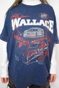 Vintage NASCAR Tee - Wallace, License to Fly