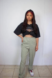 Vintage Trousers - Sage Green