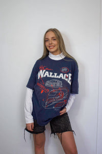 Vintage NASCAR Tee - Wallace, License to Fly