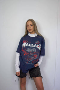 Vintage NASCAR Tee - Wallace, License to Fly